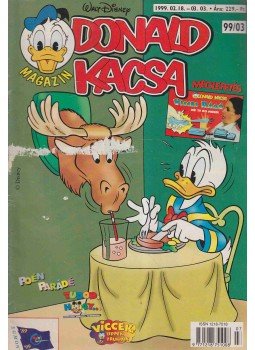 Walt Disney - Donald Kacsa 1999/03 Walt Disney - Donald Kacsa 1999/03, Budapest 1999 antikvár könyv
