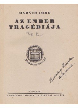 Madách Imre - Az ember tragédiája Madách Imre - Az ember tragédiája, Budapest 0 antikvár könyv