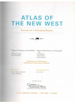 LIMERICK, PATRICIA NELSON, Charles Wilkinson - Atlas of the New West,  1997 antikvár könyv
