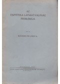 Baránszky-Jób László - Az esztétika látszat-valóság problémája
