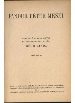 Dégh Linda - Pandur Péter meséi I-II., Budapest 0 antikvár könyv