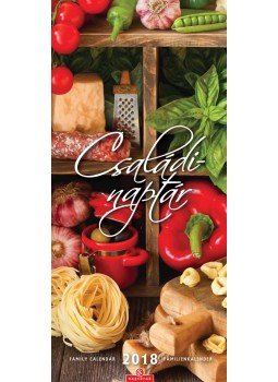  - Családi falinaptár 2018, null 2017 antikvár könyv