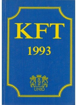 Dr. Fekete Zoltán, Dr. Koczka Erika - KFT 1993 Dr. Fekete Zoltán, Dr. Koczka Erika - KFT 1993, 1993 antikvár könyv