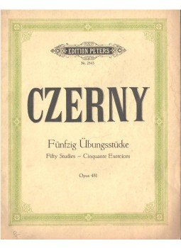 Czerny, Cari - Fünfzig Übungsstücke Czerny, Cari - Fünfzig Übungsstücke, 0 antikvár könyv