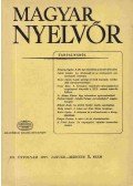  Kőháti Zsolt,Büky László,Farkas László,Fülöp Lajos,Jakab István,Banó István - Magyar Nyelvőr 1977. január-március