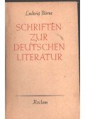 Börne, Ludwig - Schriften zur deutschen Literatur