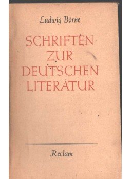 Börne, Ludwig - Schriften zur deutschen Literatur Börne, Ludwig - Schriften zur deutschen Literatur, 1960 antikvár könyv