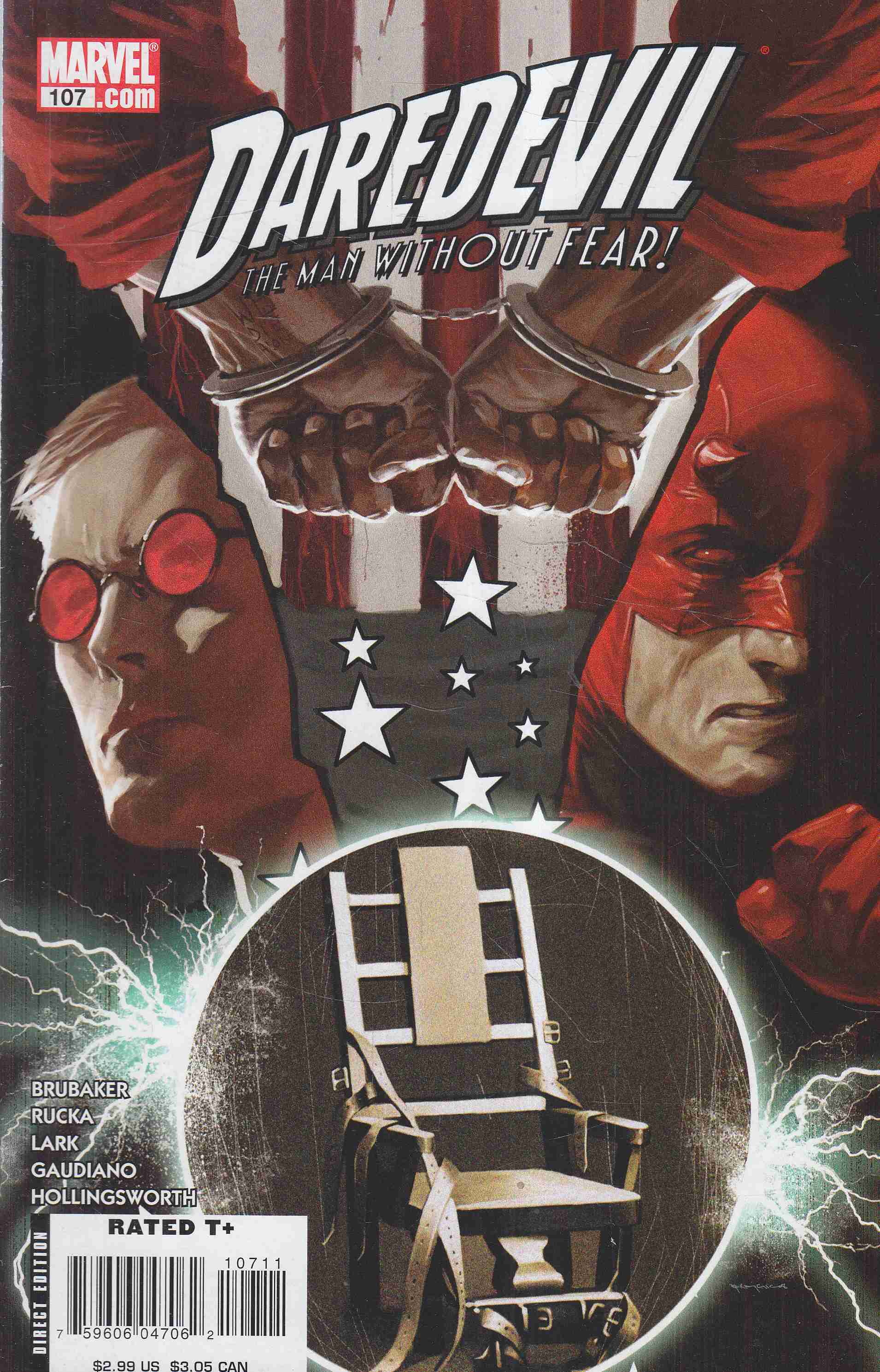 Brubaker, Ed, Greg Rucka, Lark, Michael, Gaudiano, Stefano - Daredevil No. 107. Brubaker, Ed, Greg Rucka, Lark, Michael, Gaudiano, Stefano - Daredevil No. 107., 2008 antikvár könyv