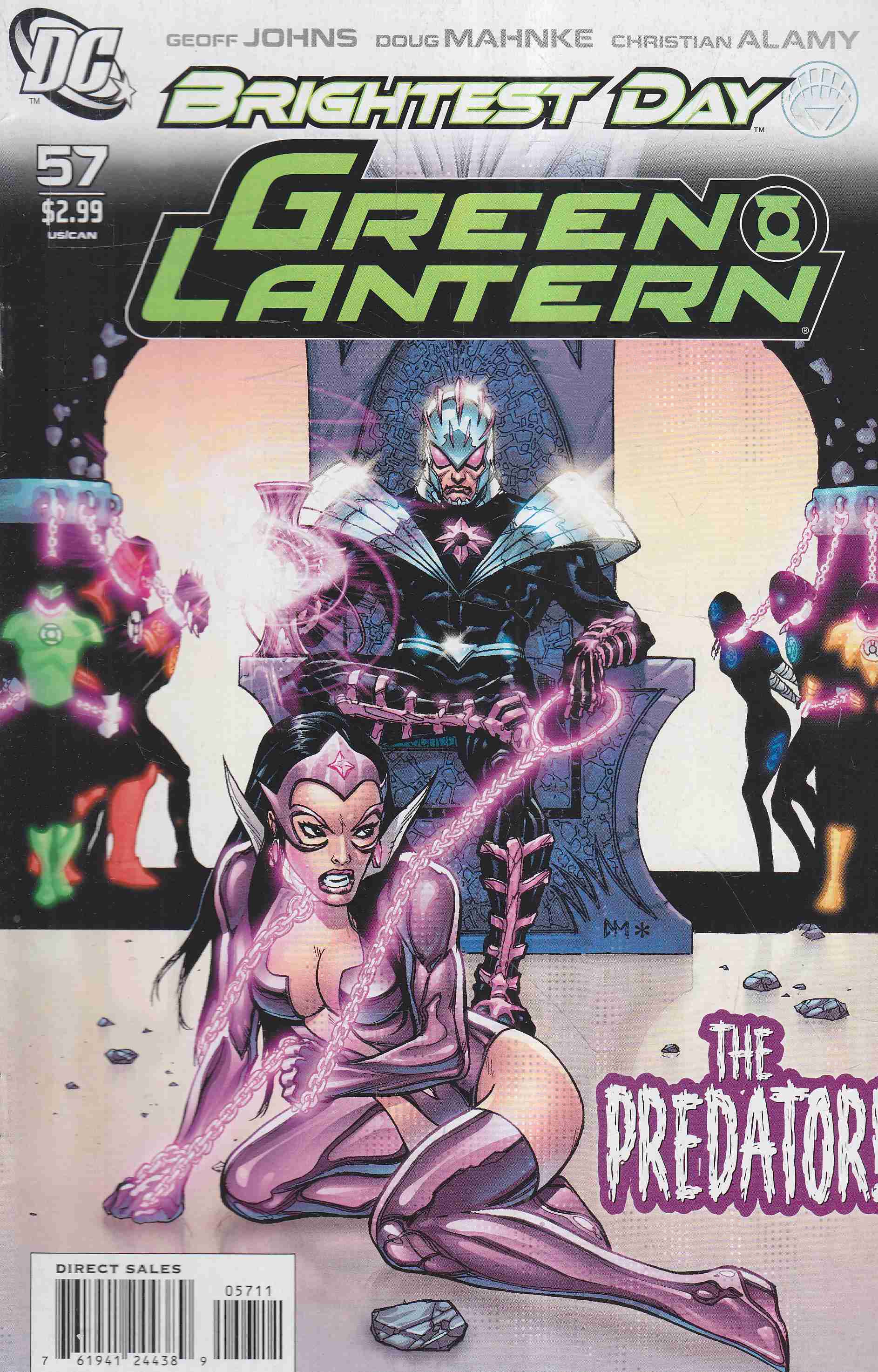 Geoff Johns, Mahnke, Doug - Green Lantern 57. Geoff Johns, Mahnke, Doug - Green Lantern 57., 2010 antikvár könyv