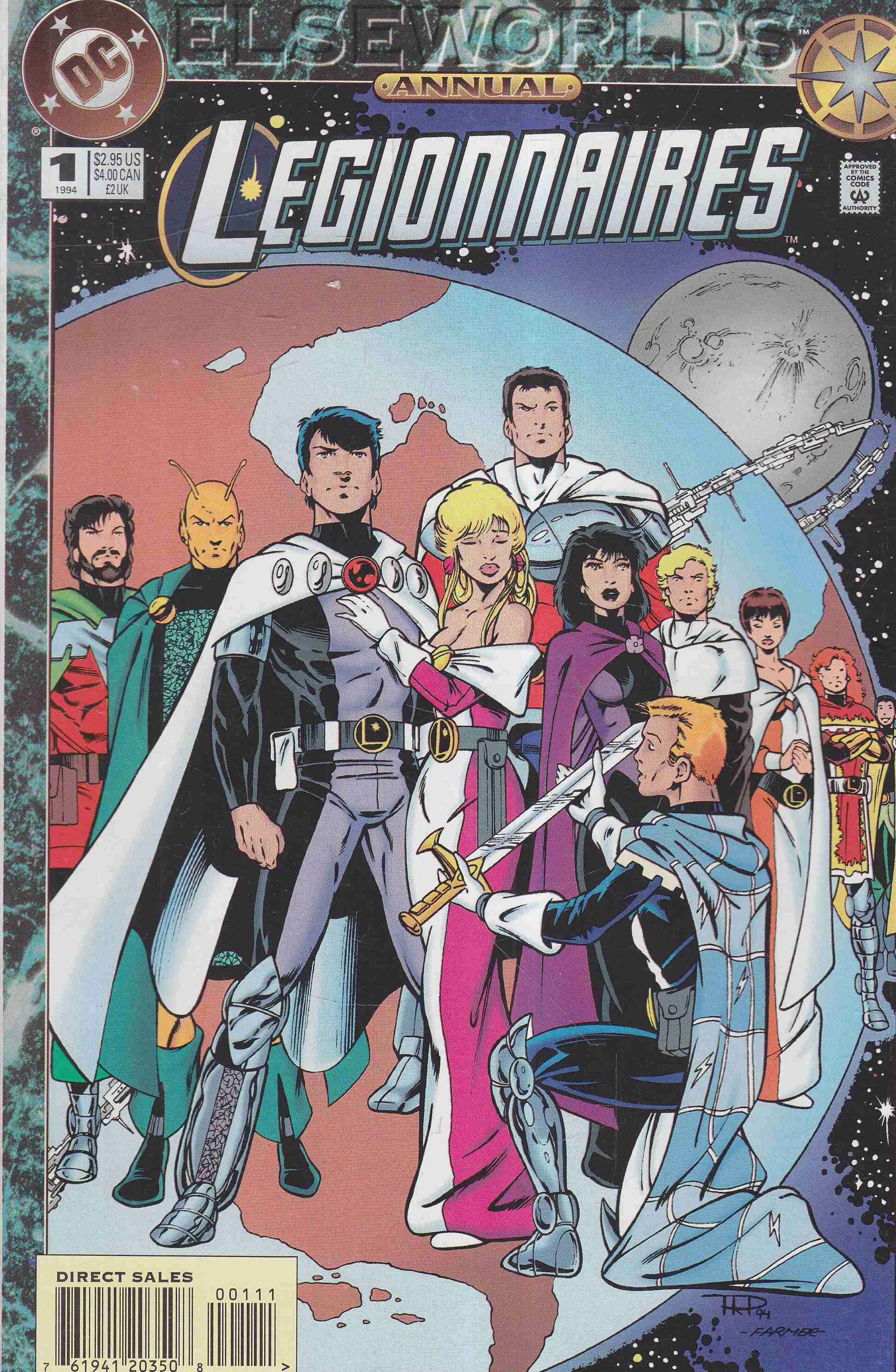 Waid, Mark, Templeton, Ty, Pelletier, Paul, Moy, Jeffrey - Legionnaires Annual 1. Waid, Mark, Templeton, Ty, Pelletier, Paul, Moy, Jeffrey - Legionnaires Annual 1., 1994 antikvár könyv