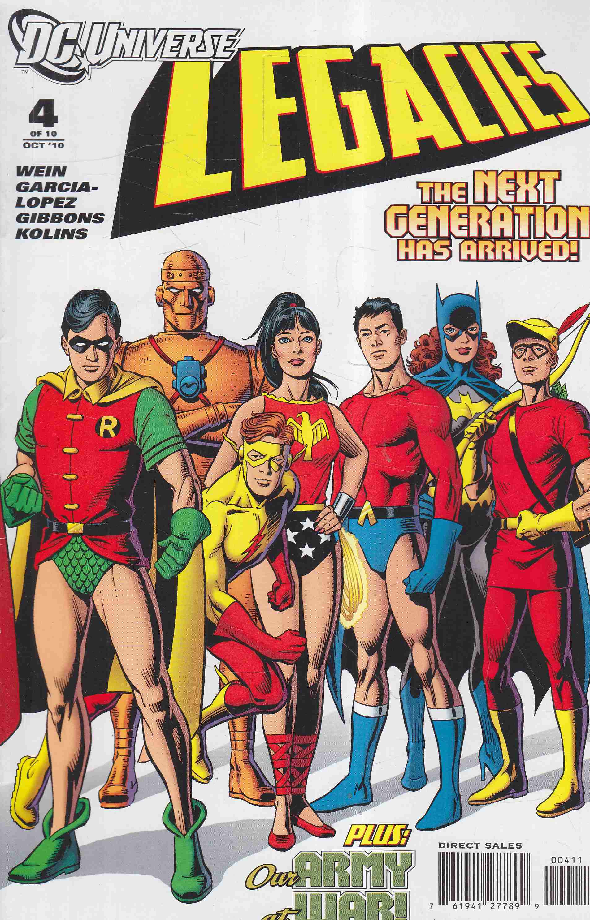Wein, Len, Kolins, Scott, Garcia-Lopez, Jose Luis - DCU: Legacies 4. Wein, Len, Kolins, Scott, Garcia-Lopez, Jose Luis - DCU: Legacies 4., 2010 antikvár könyv