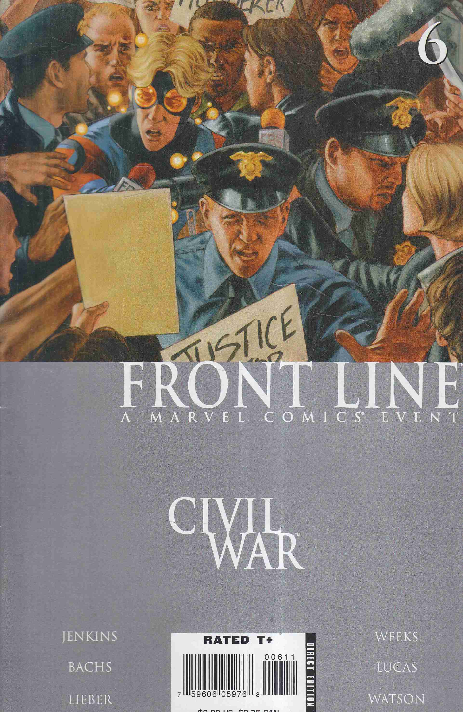Jenkins, Paul, Bachs, Ramon - Civil War: Front Line No. 6. Jenkins, Paul, Bachs, Ramon - Civil War: Front Line No. 6., 2006 antikvár könyv