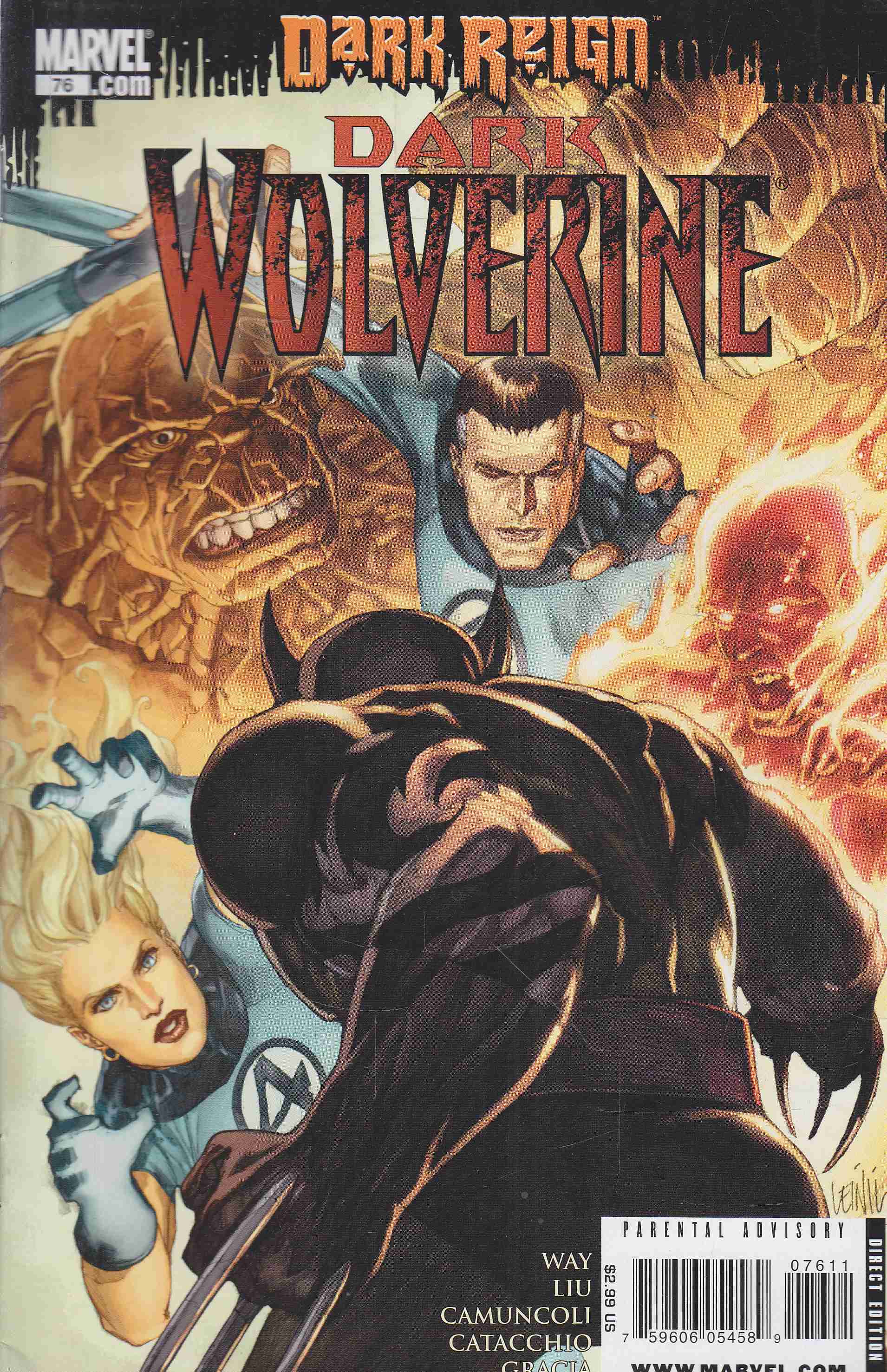 Way, Daniel, Liu, Marjorie, Camuncoli, Giuseppe - Dark Wolverine No. 76. Way, Daniel, Liu, Marjorie, Camuncoli, Giuseppe - Dark Wolverine No. 76., 2009 antikvár könyv