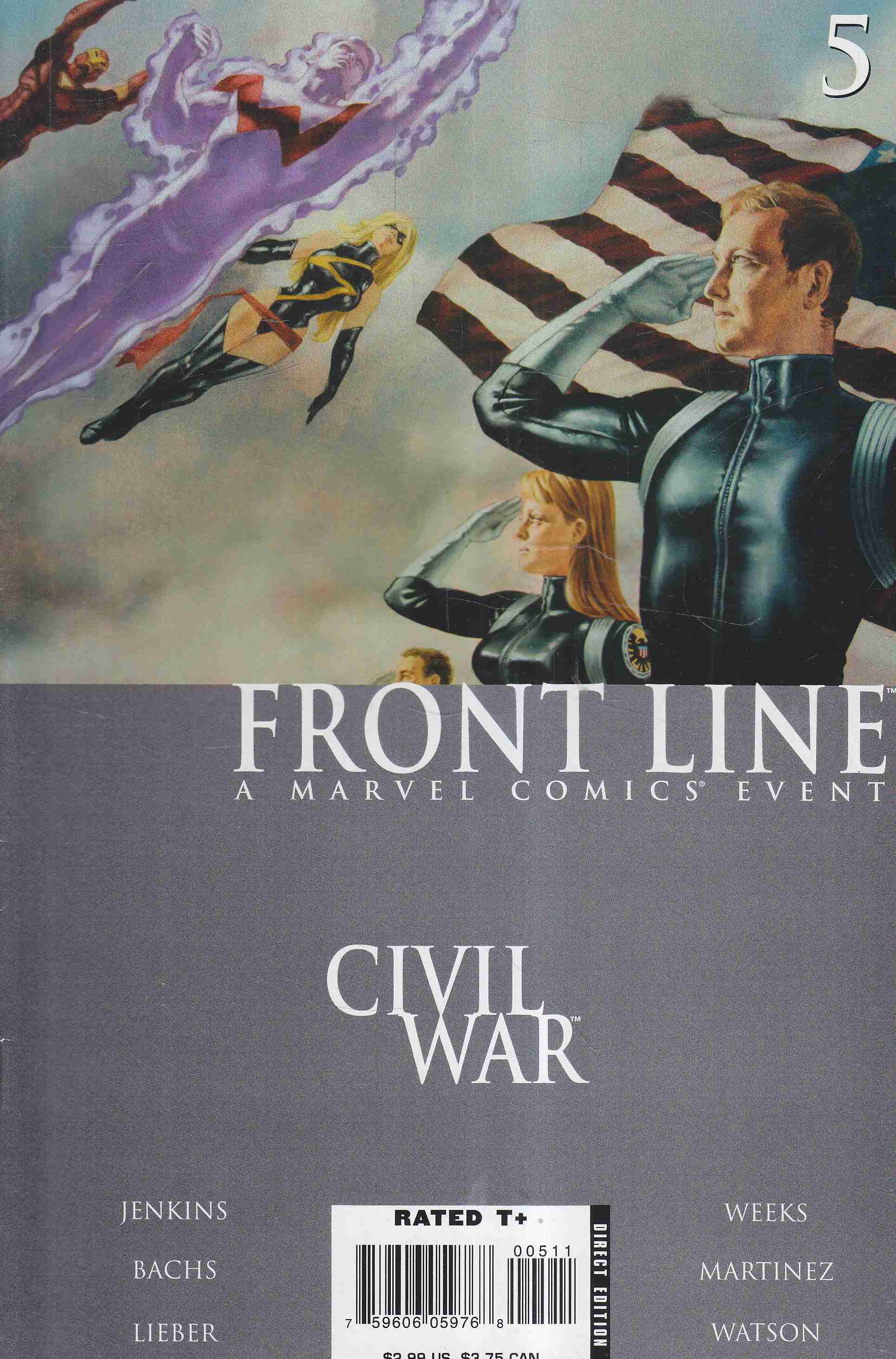 Jenkins, Paul, Bachs, Ramon - Civil War: Front Line No. 5. Jenkins, Paul, Bachs, Ramon - Civil War: Front Line No. 5., 2006 antikvár könyv