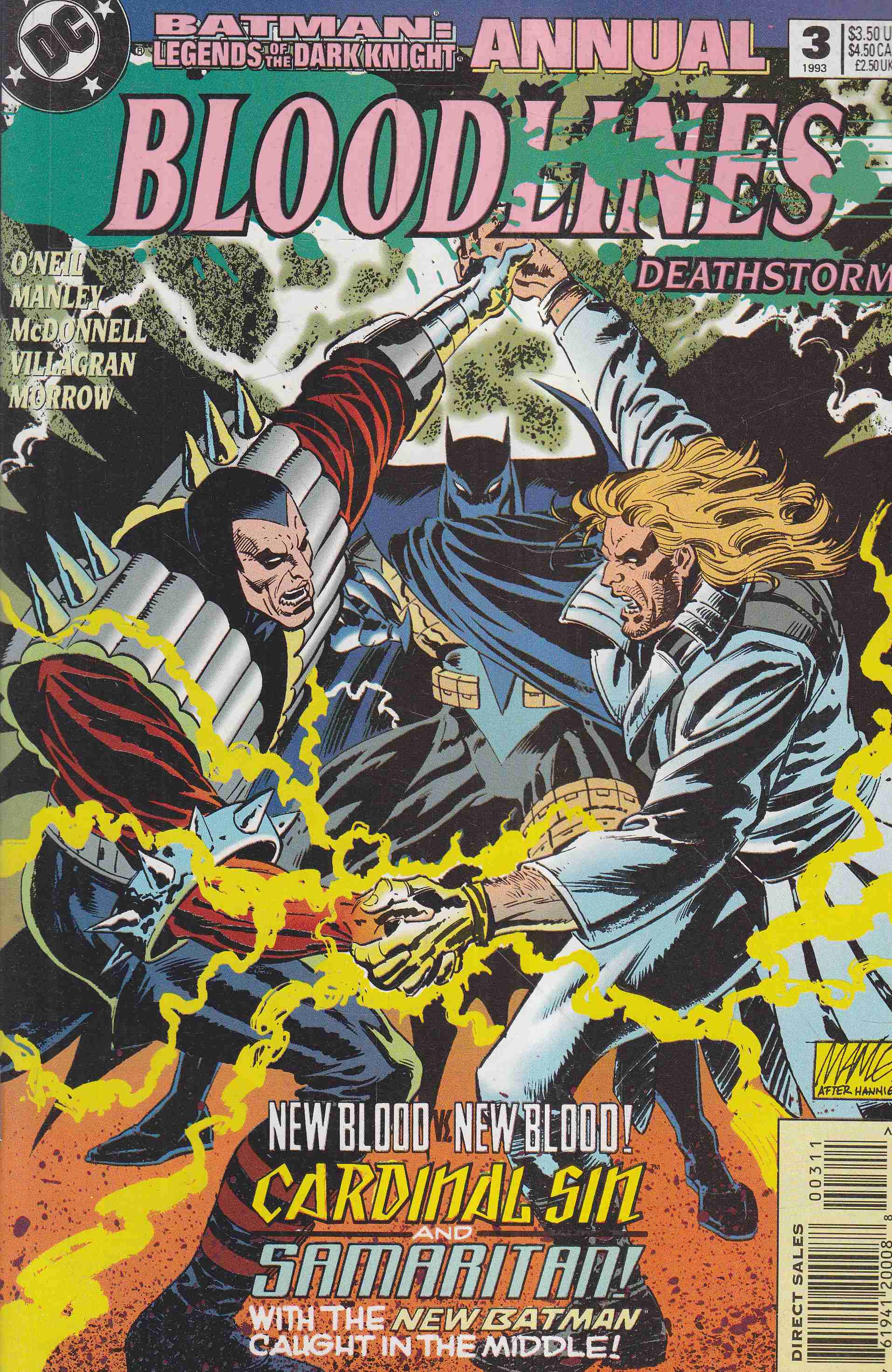 Dennis O'Neil, Manley, Mike, McDonnell, Luke, Gray Morrow - Batman: Legends of the Dark Knight Annual 3. Dennis O'Neil, Manley, Mike, McDonnell, Luke, Gray Morrow - Batman: Legends of the Dark Knight Annual 3., 1993 antikvár könyv
