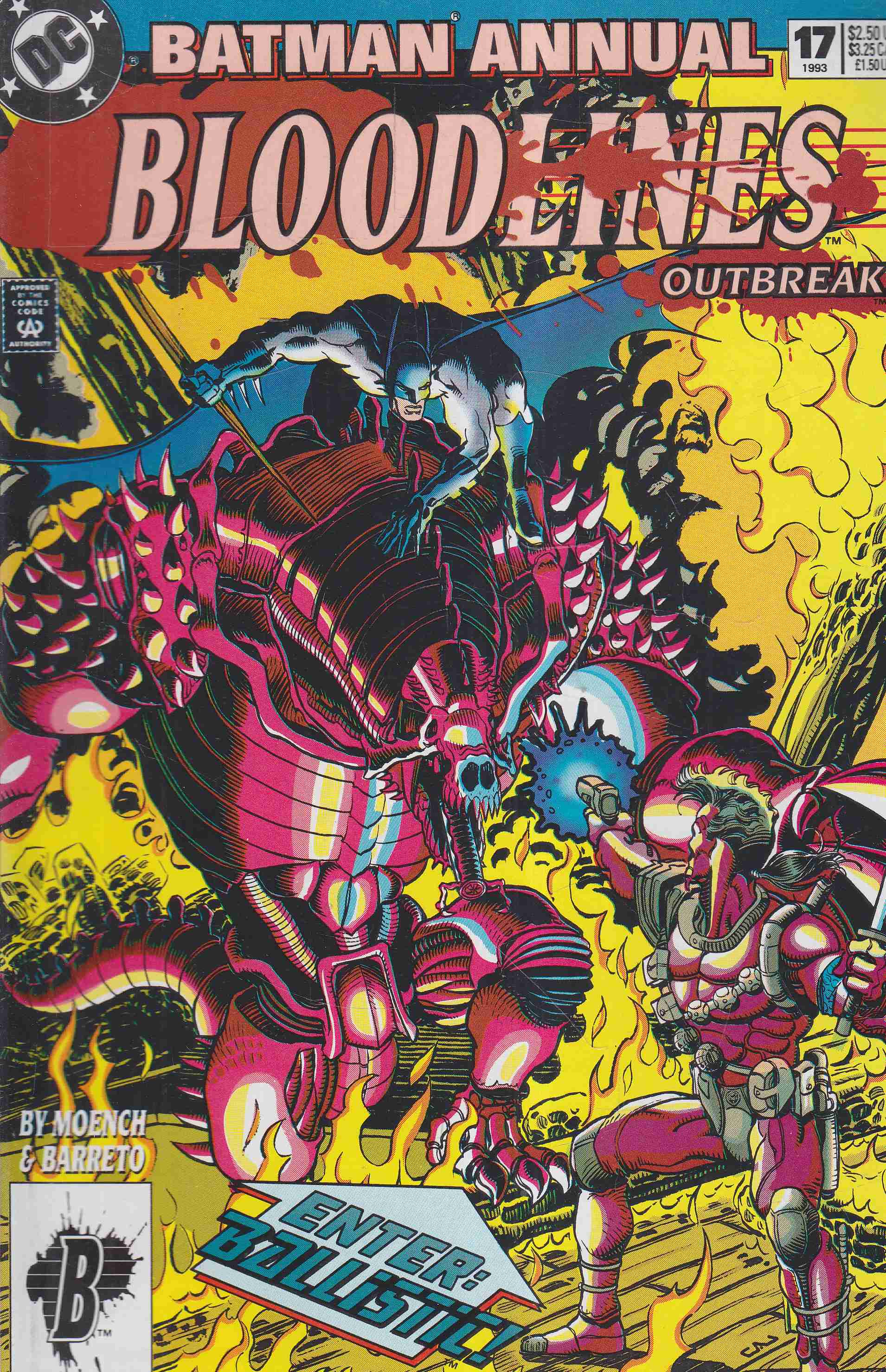 Moench, Doug, Barreto, Eduardo - Batman Annual 17. Moench, Doug, Barreto, Eduardo - Batman Annual 17., 1993 antikvár könyv