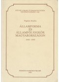 Föglein Gizella - Államforma és az államfői jogkör Magyarországon 1944 - 1949