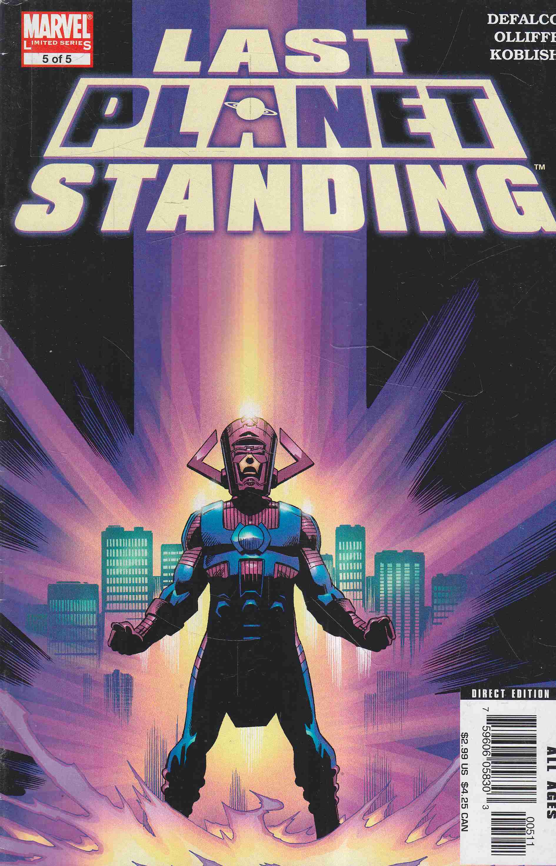 Defalco, Tom, Olliffe, Pat, Koblish, Scott - Last Planet Standing No. 5. Defalco, Tom, Olliffe, Pat, Koblish, Scott - Last Planet Standing No. 5., 2006 antikvár könyv