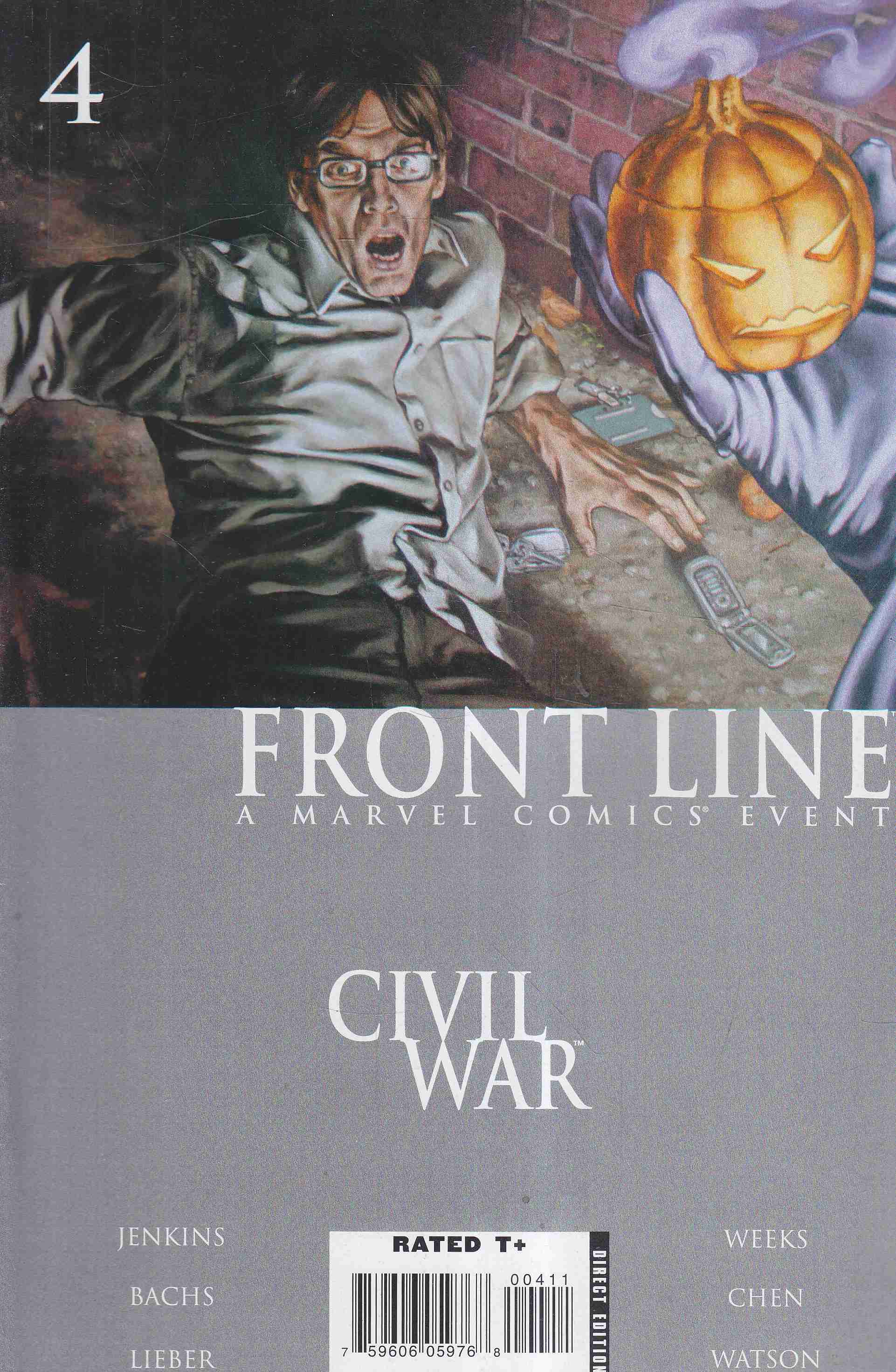 Jenkins, Paul, Bachs, Ramon - Civil War: Front Line No. 4. Jenkins, Paul, Bachs, Ramon - Civil War: Front Line No. 4., 2006 antikvár könyv