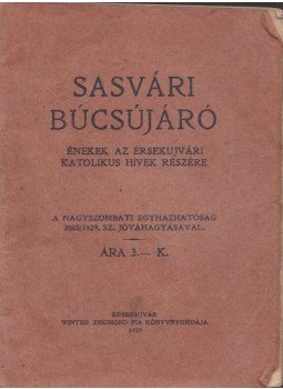  - Sasvári búcsújáró, Érsekújvár 1929 antikvár könyv