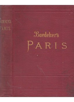Karl Baedeker - Paris, Leipzig 1900 antikvár könyv