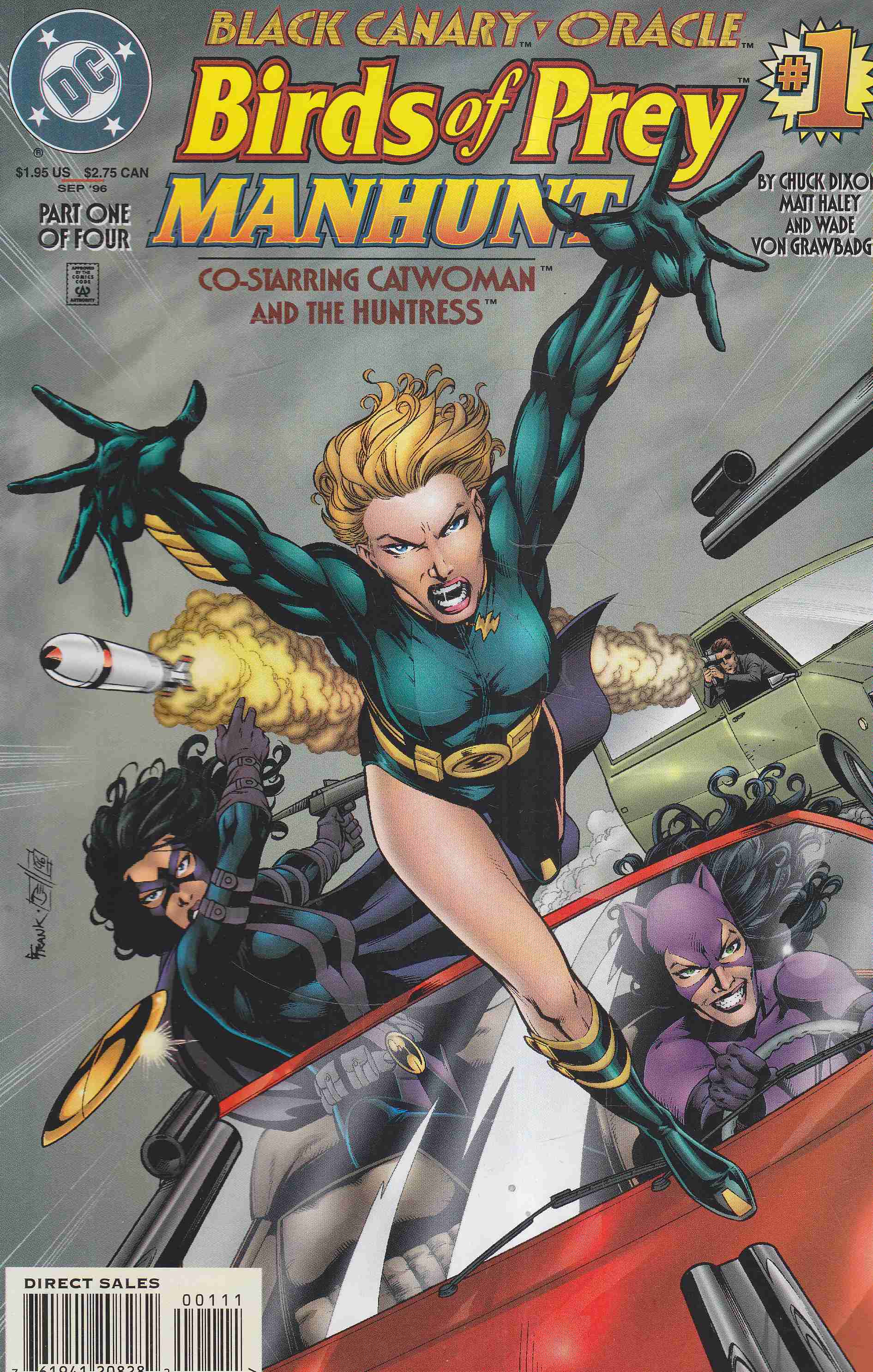 Dixon, Chuck, Haley, Matt - Birds of Prey: Manhunt 1. Dixon, Chuck, Haley, Matt - Birds of Prey: Manhunt 1., 1996 antikvár könyv