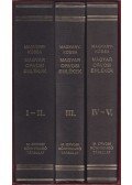 Dr. Magyary-Kossa Gyula - Magyar orvosi emlékek I-V. (reprint, 3 kötetben)