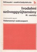 Horváth Zsuzsa - Irodalmi szöveggyűjtemény III. tankönyvpótló jegyzet