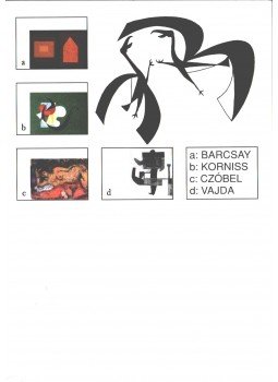 Hann Ferenc - a: Barcsay - b: Korniss - c: Czóbel - d: Vajda Hann Ferenc - a: Barcsay - b: Korniss - c: Czóbel - d: Vajda, 1993 antikvár könyv