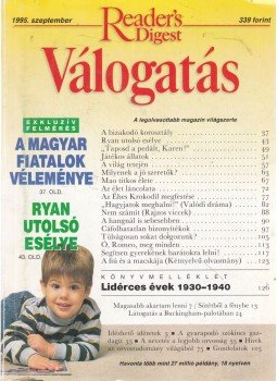 Keresztes Péter - Reader's Digest Válogatás 1995. szeptember Keresztes Péter - Reader's Digest Válogatás 1995. szeptember, Budapest 1995 antikvár könyv