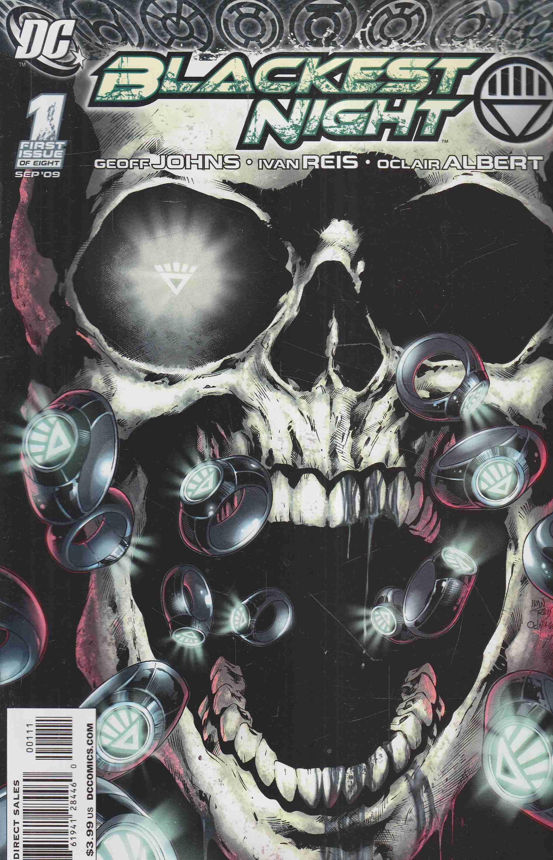 Geoff Johns, Reis, Ivan - Blackest Night 1. Geoff Johns, Reis, Ivan - Blackest Night 1., 2009 antikvár könyv