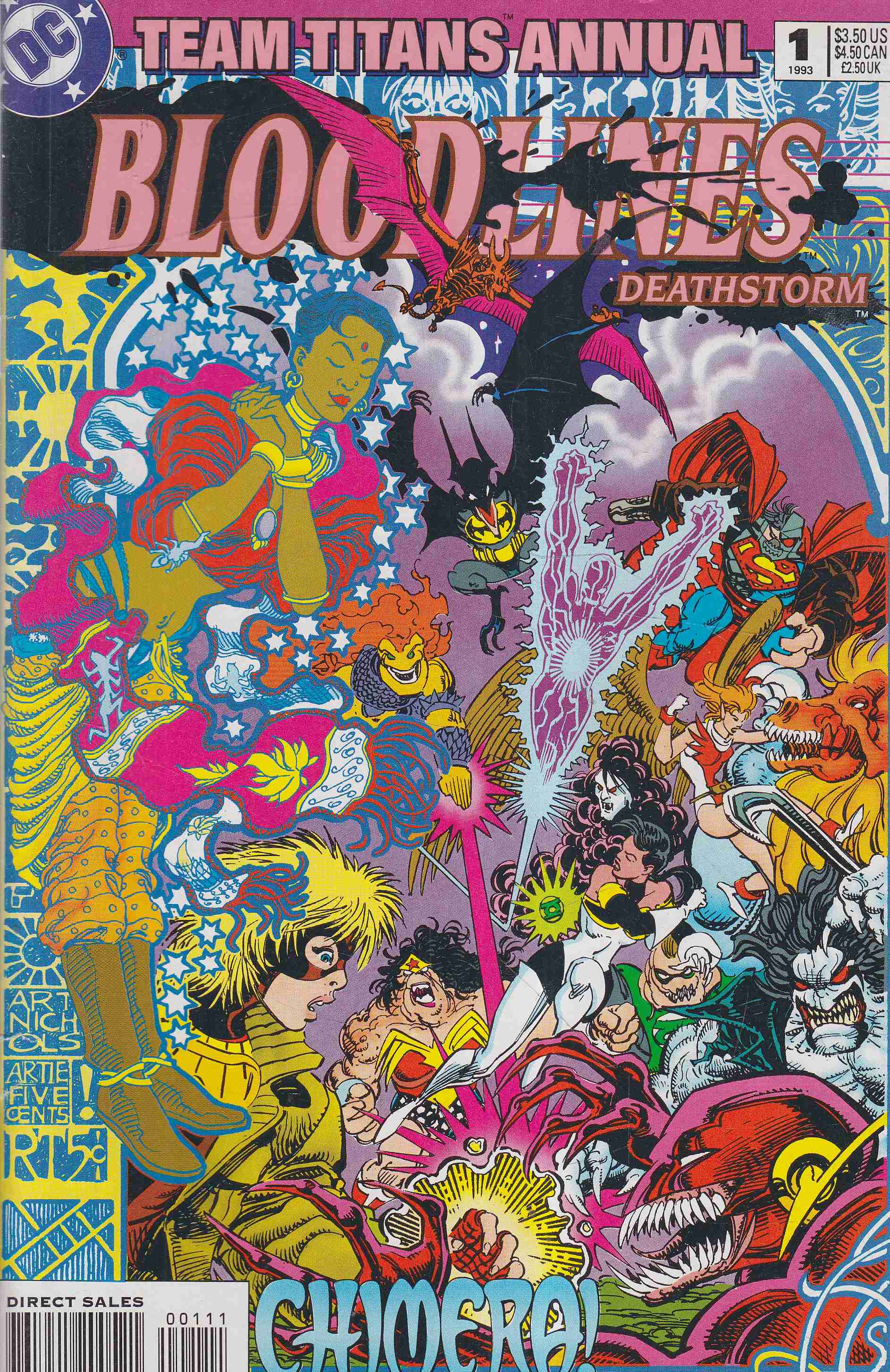 Wolfman, Marv - Team Titans Annual 1. Wolfman, Marv - Team Titans Annual 1., 1993 antikvár könyv