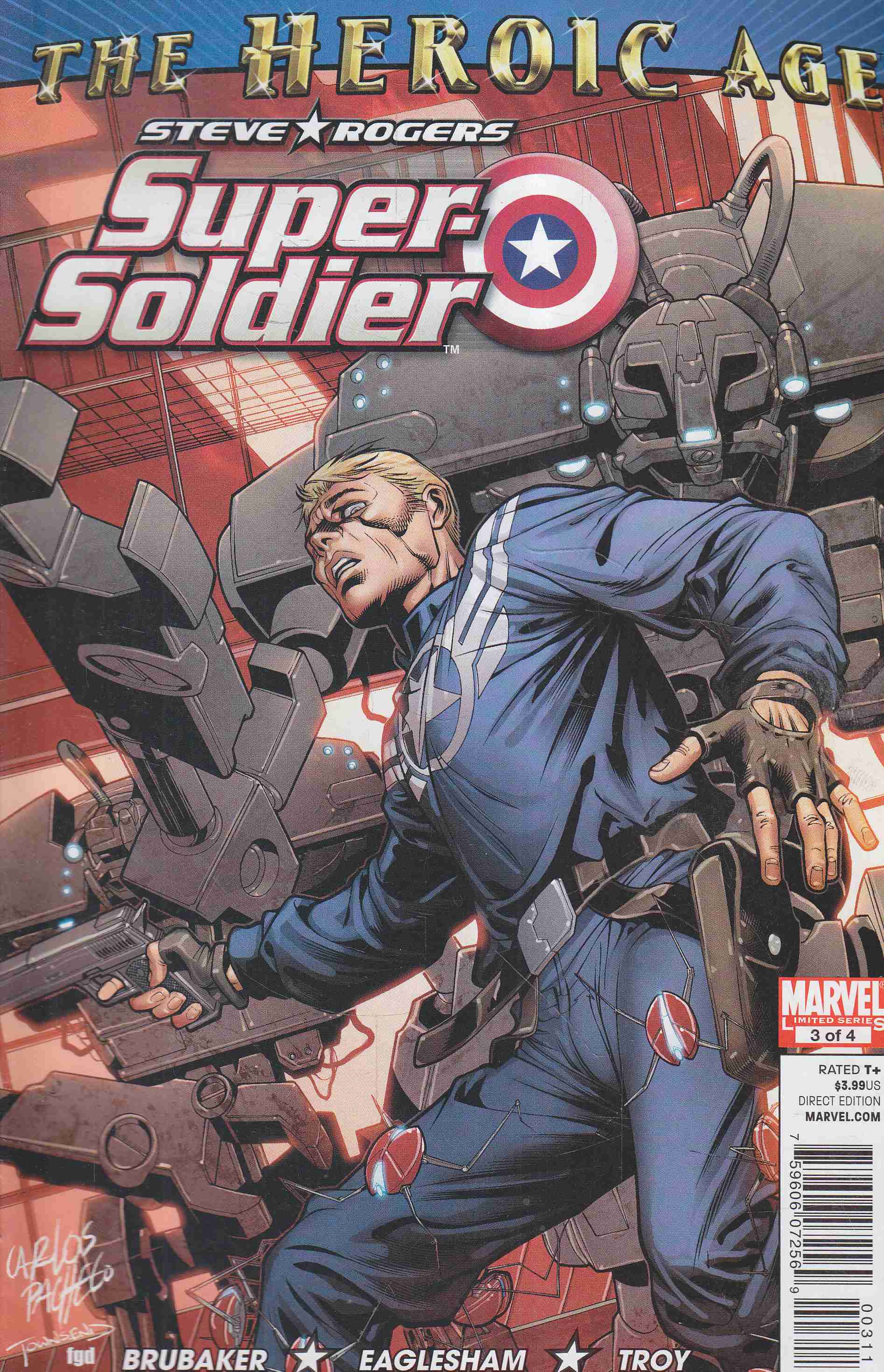 Brubaker, Ed, Eaglesham, Dale - Steve Rogers: Super-Soldier No. 3. Brubaker, Ed, Eaglesham, Dale - Steve Rogers: Super-Soldier No. 3., 2010 antikvár könyv