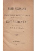 Margitfalvi Margitay Gábor - Aradi vésznapok