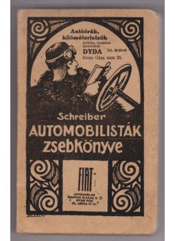 Schreiber József - Automobilisták zsebkönyve, Budapest 1937 antikvár könyv