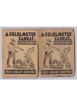 Stone Cody - A félelmetes farkas I-II. Stone Cody - A félelmetes farkas I-II., Budapest 1939 antikvár könyv