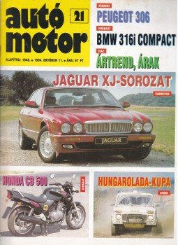 Ocskay Zoltán - Autó-Motor 1994.47. évf. 21. szám Ocskay Zoltán - Autó-Motor 1994.47. évf. 21. szám, Budapest 1994 antikvár könyv