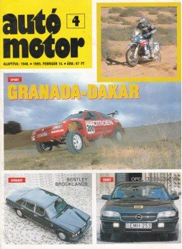 Ocskay Zoltán - Autó-Motor 1995.48. évf. 4. szám Ocskay Zoltán - Autó-Motor 1995.48. évf. 4. szám, Budapest 1995 antikvár könyv