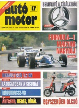Ocskay Zoltán - Autó-Motor 1994.47. évf. 17. szám Ocskay Zoltán - Autó-Motor 1994.47. évf. 17. szám, Budapest 1994 antikvár könyv