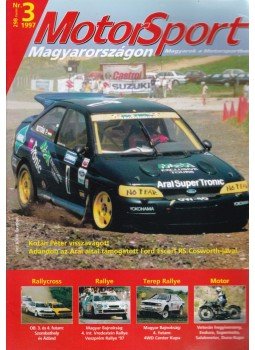 Gottfired Tejtnar, Zergi Anita - MotorSport 1997 3. szám, Hajmáskér 1997 antikvár könyv