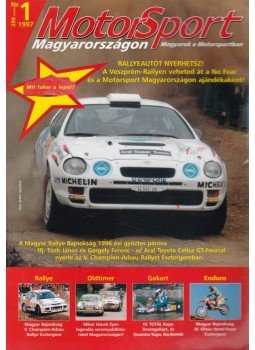 Zergi Anita, Gottfired Tejtnar - MotorSport 1997 1. szám, Hajmáskér 1997 antikvár könyv