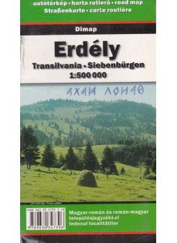 Szabó Csabáné Fekete Éva - Erdély autótérkép 1:500 000 Szabó Csabáné Fekete Éva - Erdély autótérkép 1:500 000, Budapest 1996 antikvár könyv