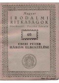 Vajthó László,Benkő László - Cseri péter három elbeszélése