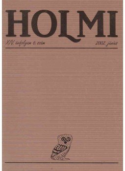 Réz Pál - HOLMI 2002. június Réz Pál - HOLMI 2002. június, Budapest 2002 antikvár könyv