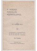 Dr. Dornyay Béla - A Herendi Porcellán Műipartelepről