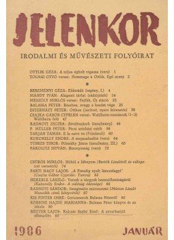Szederkényi Ervin - Jelenkor 1986. január, Pécs 1986 antikvár könyv