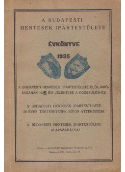  - A Budapesti Hentesek Ipartestülete évkönyve 1935., Budapest 1935 antikvár könyv