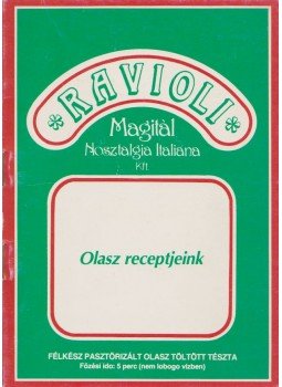  - Ravioli - Olasz receptjeink, Budapest 0 antikvár könyv