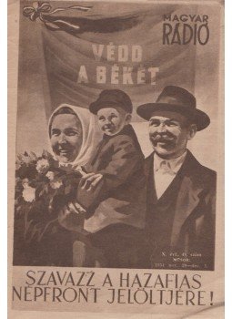  - Szavazz a Hazafias Népfront jelöltjére,  1954 antikvár könyv