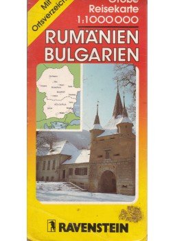  - Rumänien, Bulgarien 1:1 000 000,  1992 antikvár könyv